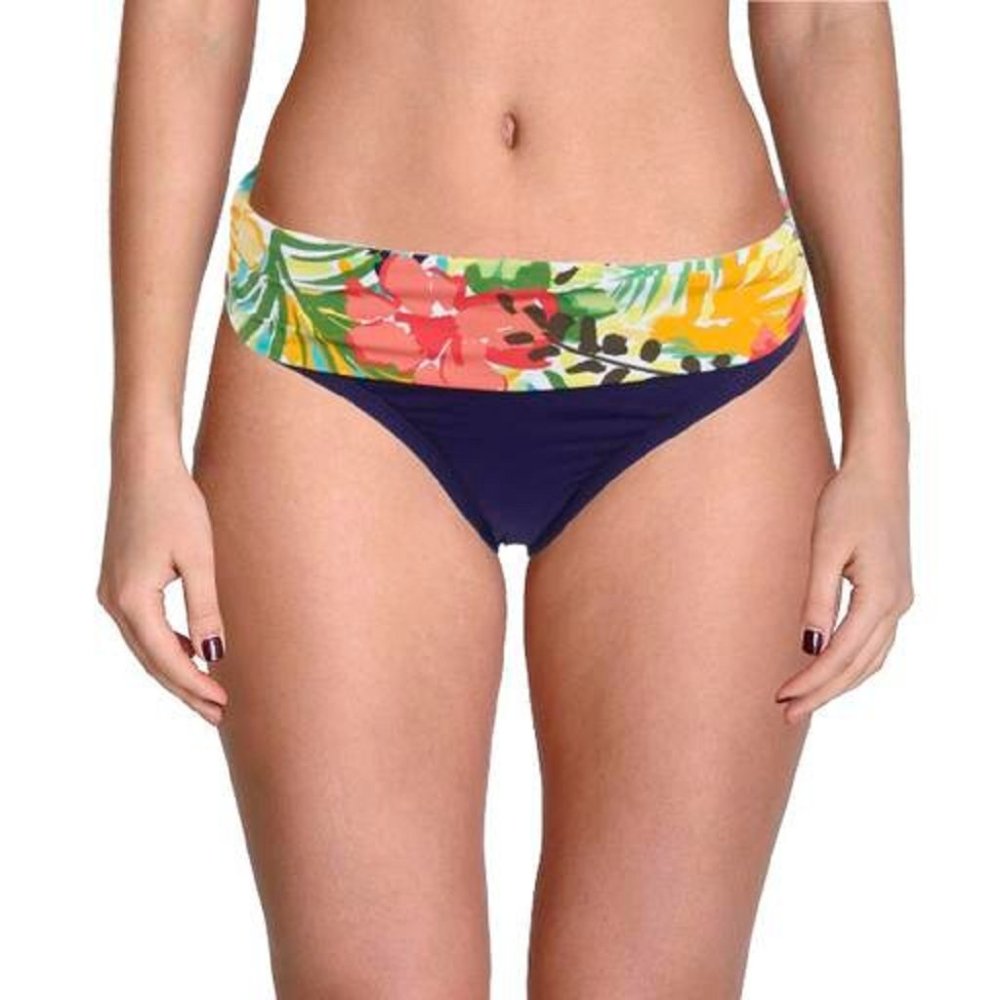 Anne Cole Women's XS Printed Fold-Over Hipster Bikini Bottoms